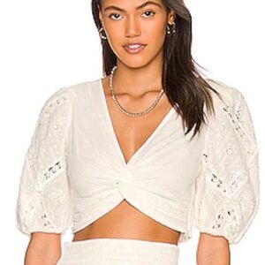 Hemant and Nandita Ruby Crop top